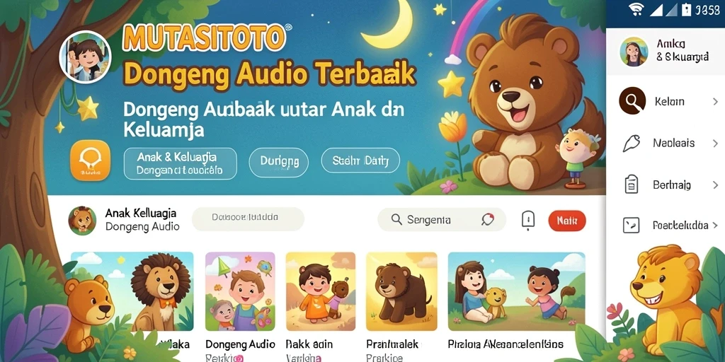 Tampilan antarmuka MUTASITOTO yang menarik dan mudah digunakan.