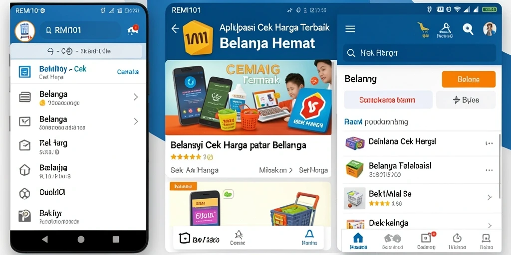 Antarmuka pengguna REMI101 yang sederhana dan mudah digunakan.
