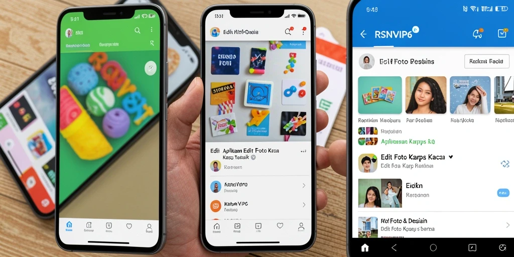 Screenshot utama RSNVIP6 menunjukkan antarmuka pengeditan foto yang mudah digunakan.