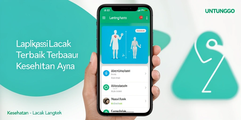 Tampilan antarmuka utama UNTUNGGO yang menampilkan statistik langkah.